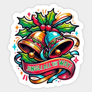 Jingle All The Way, Christmas Bells Delight Sticker